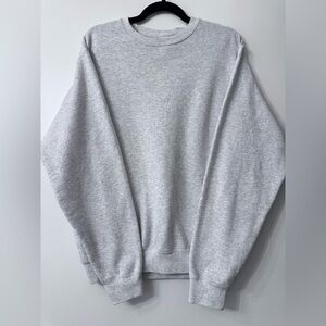 Joes USA Light Heather Grey Crewneck Sweatshirt - Sz M